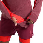 Swift Long Sleeve Men's Redwood/Mountain Red Alt View #6