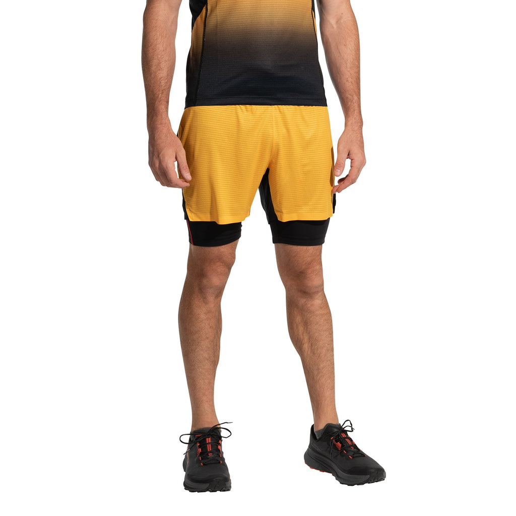 Ultra Distance Shorts Men's (2025) Yellow/Black Alt View #1
