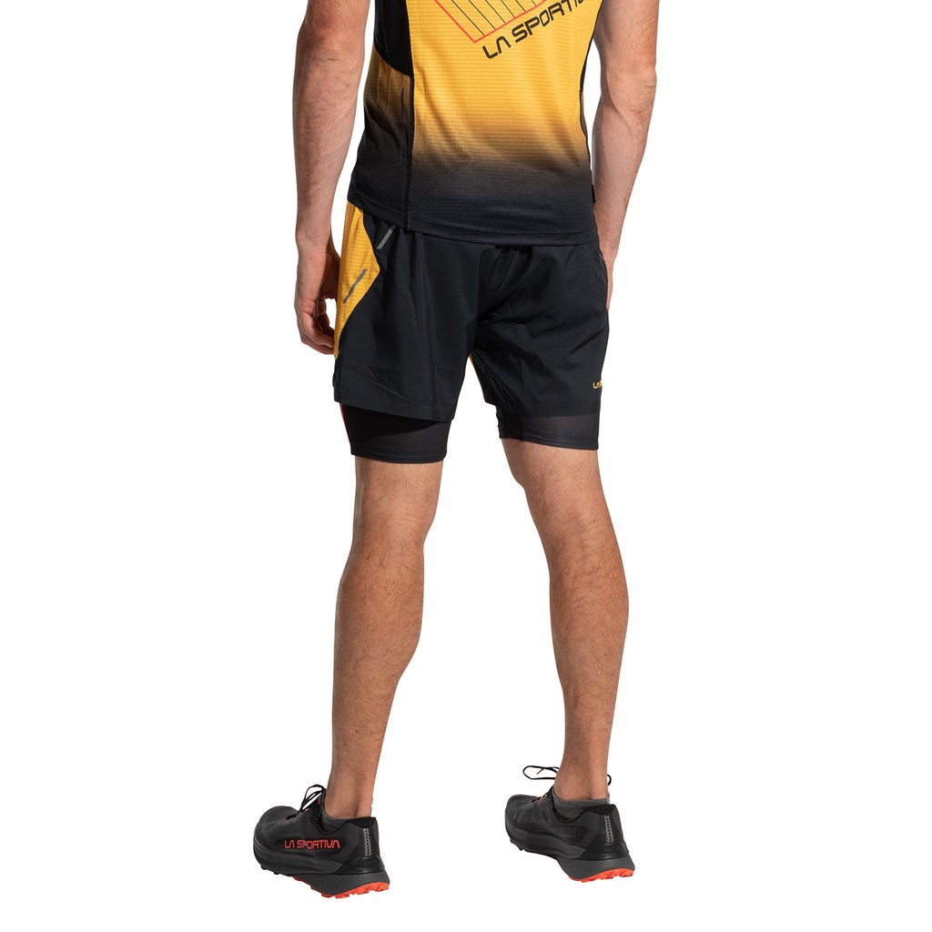 Ultra Distance Shorts Men's (2025) Yellow/Black Alt View #2
