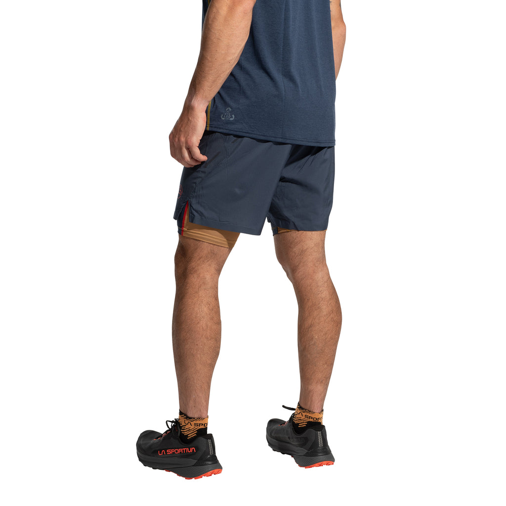 Shorts homme ultra-distance (2025) Ciel nocturne/Savane Alt View #2
