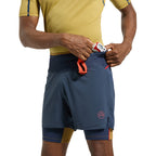 Shorts homme ultra-distance (2025) Ciel nocturne/Savane Alt View #4