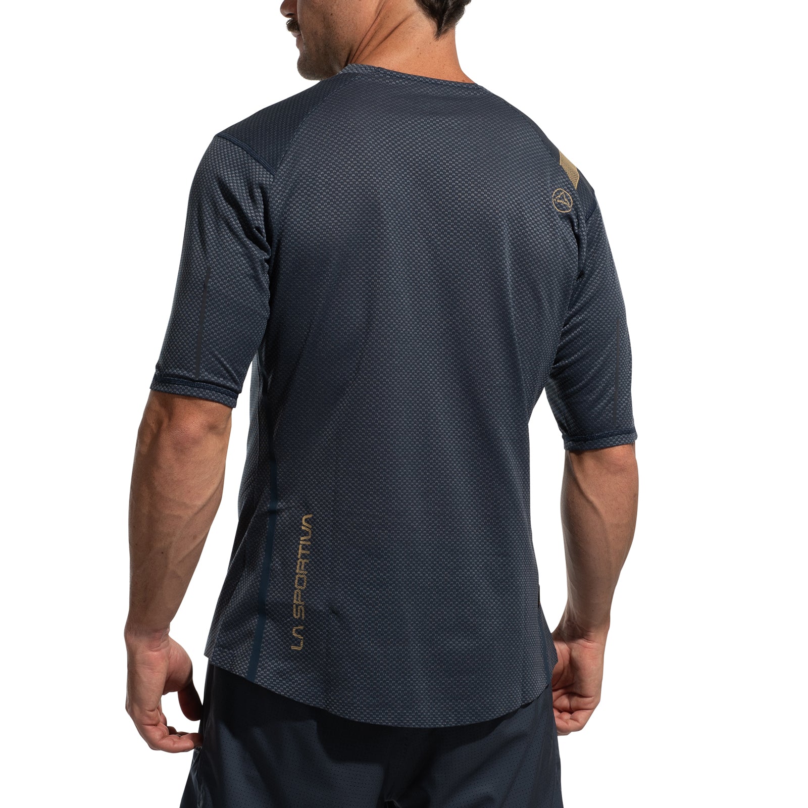 T-shirt Trail Bite pour hommes Ciel nocturne/Savane Alt View #2
