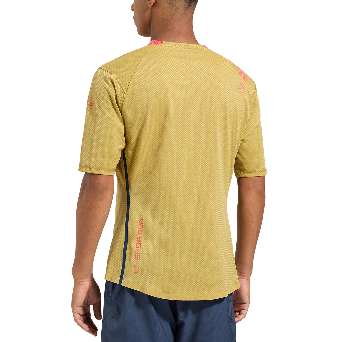 T-shirt Trail Bite pour hommes Rouge savane/montagne Alt View #5
