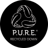 icon for P.U.R.E RECYCLED DOWN® P.U.R.E.® PLATINUM