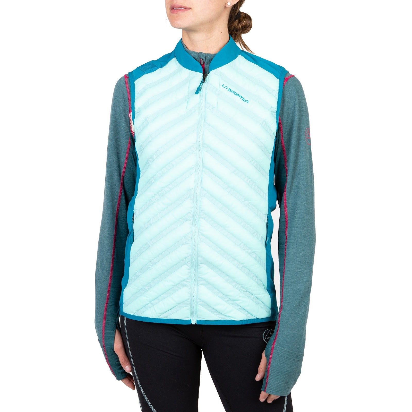 Gilet Alya pour femmes Turquoise/Crystal