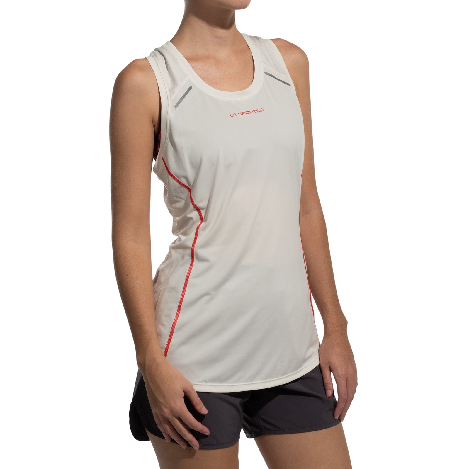 Tracer Tank Women's Chalk/Hibiscus