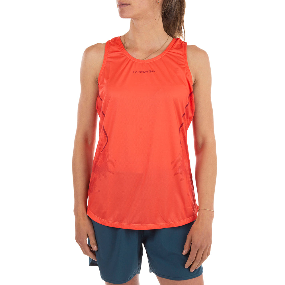 Pacer Tank Women's Flamingo/Velvet