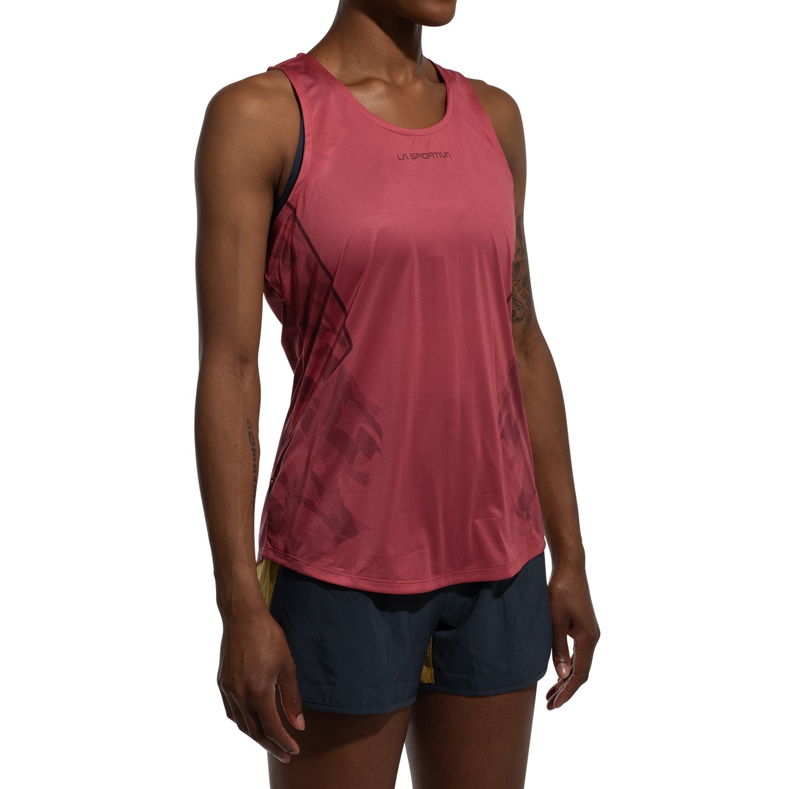 Pacer Tank Women's Rosebay/Redwood