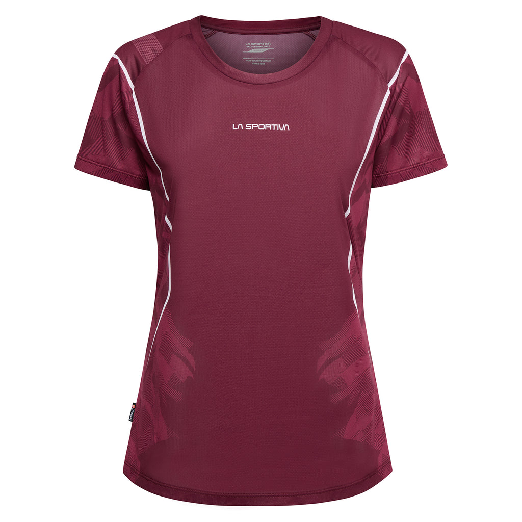 Pacer T-Shirt Women's Redwood/Chalk Alt View #3
