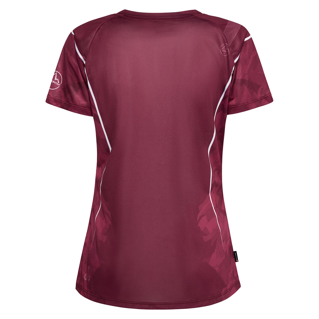Pacer T-Shirt Women's Redwood/Chalk Alt View #4
