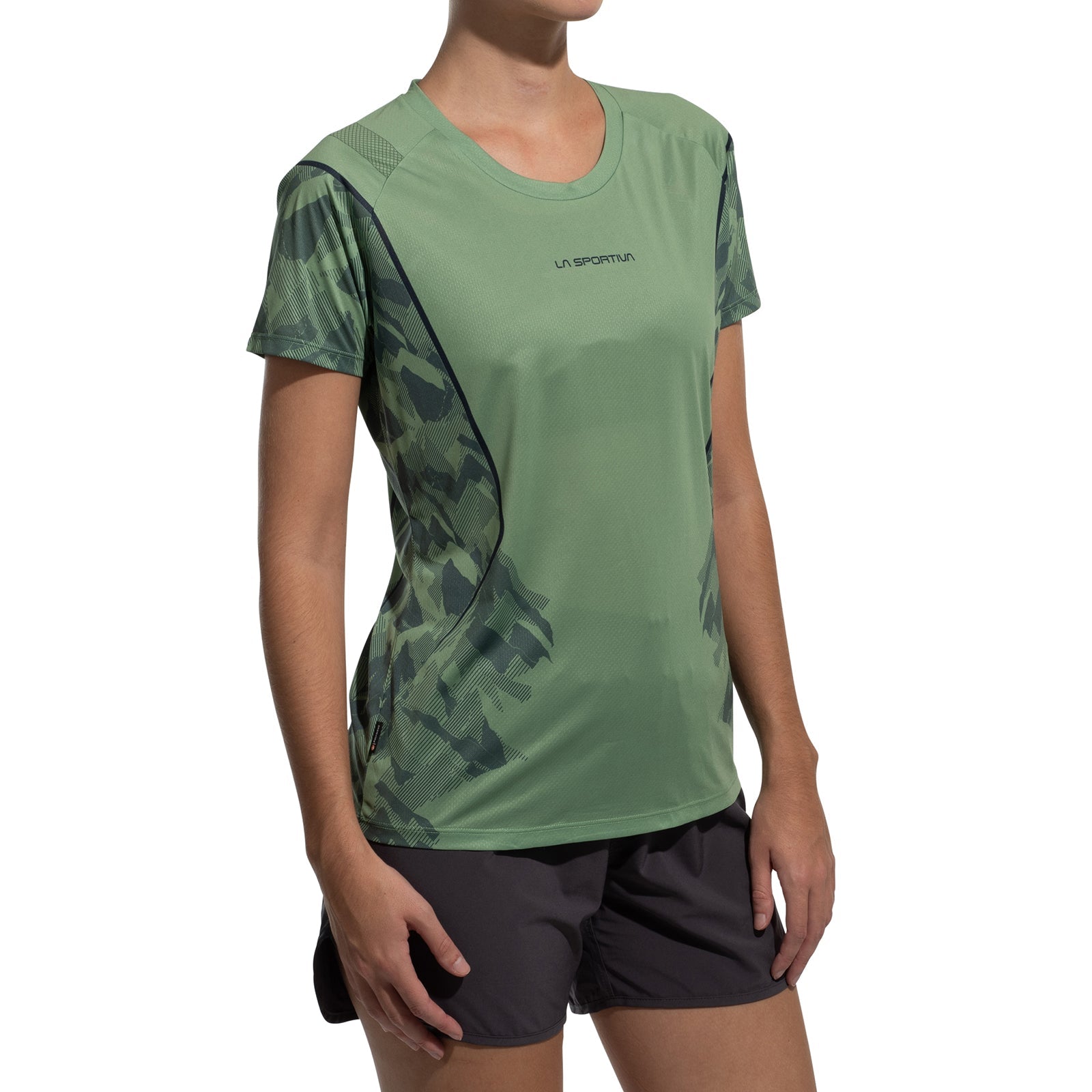 Pacer T-Shirt Women's Aspen Green/Night Sky