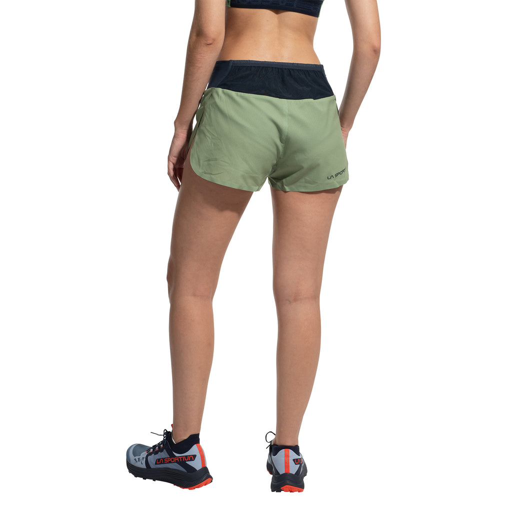 Freccia Shorts Women's Aspen Green/Night Sky Alt View #2
