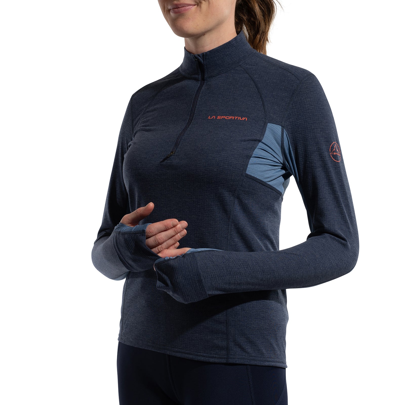 T-shirt à manches longues Swift pour femmes Deep Sea/Moonlight Alt View #5
