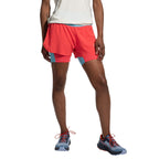 Short de course ultra longue distance pour femmes Hibiscus/Blanc Alt View #1
