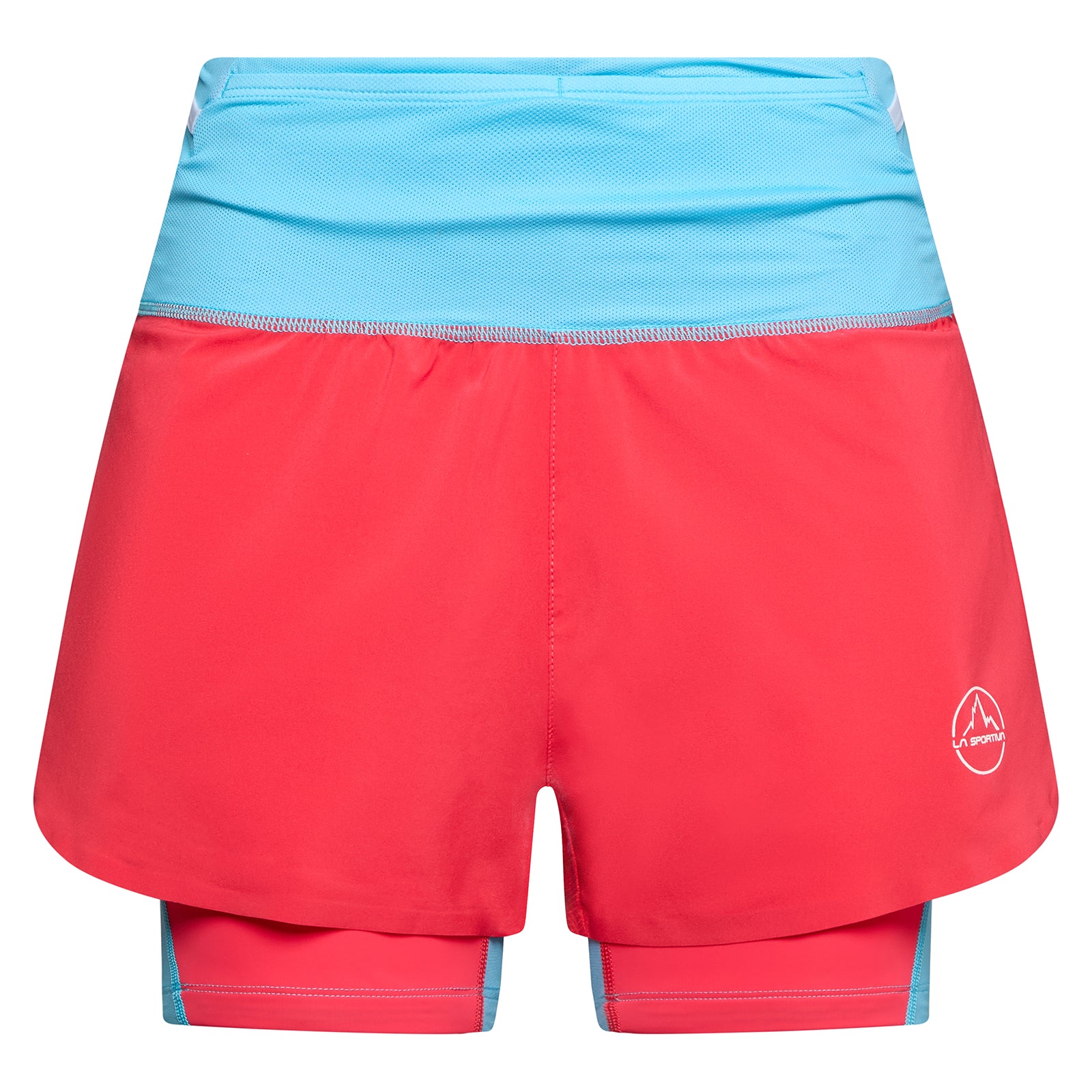Short de course ultra longue distance pour femmes Hibiscus/Blanc Alt View #5
