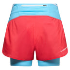 Short de course ultra longue distance pour femmes Hibiscus/Blanc Alt View #6