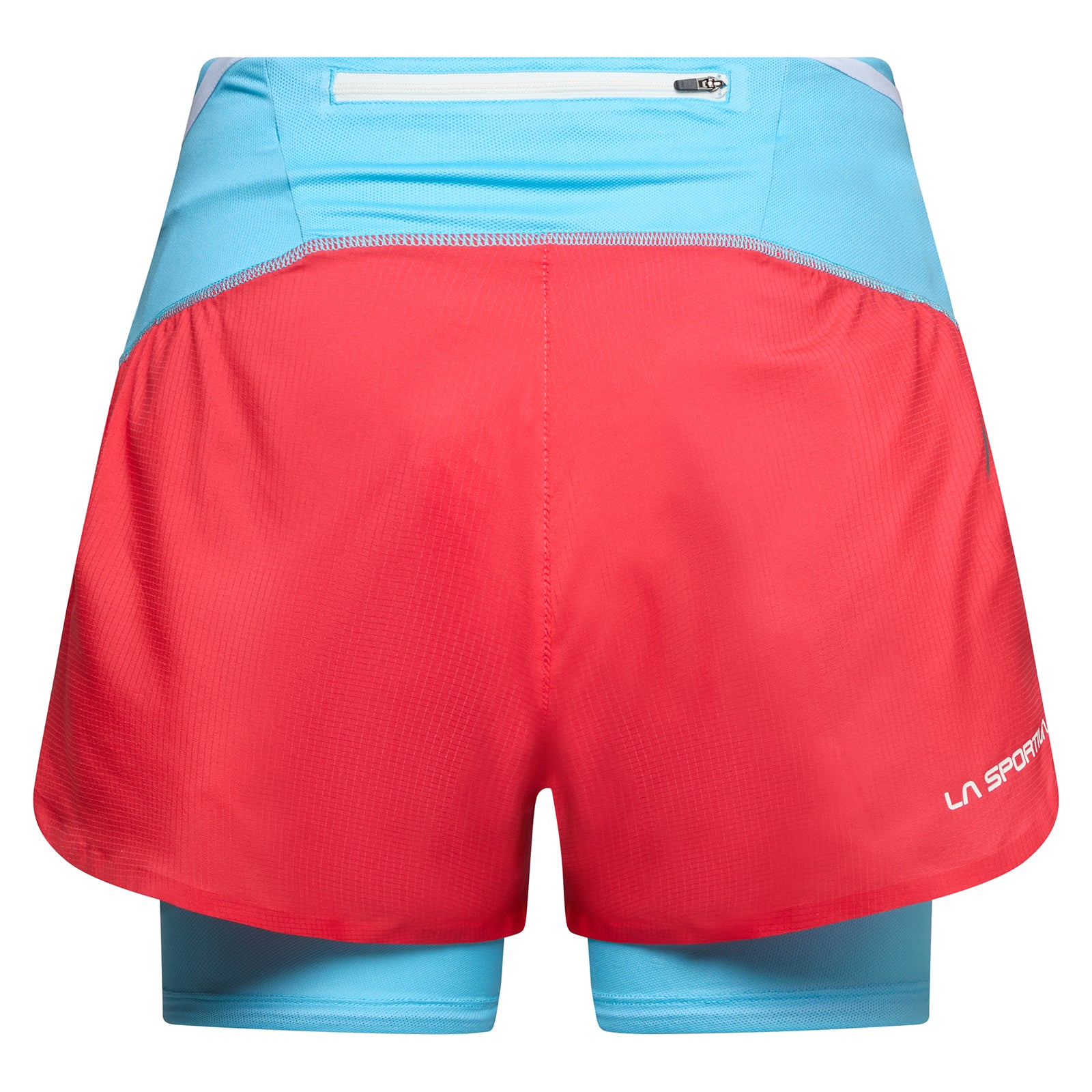 Short de course ultra longue distance pour femmes Hibiscus/Blanc Alt View #6
