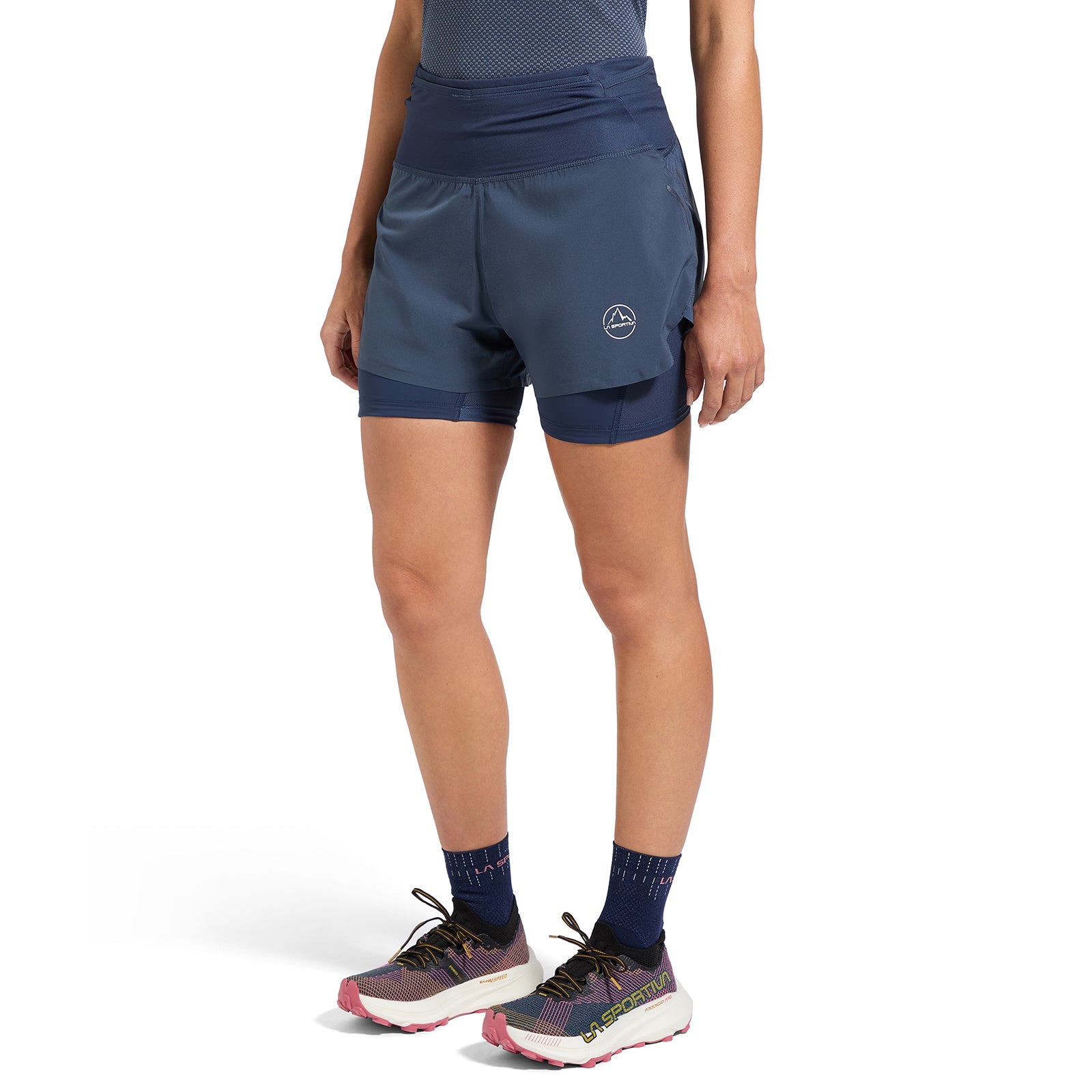 Ultra Distance Shorts Women's Night Sky/Chalk Alt View #2
