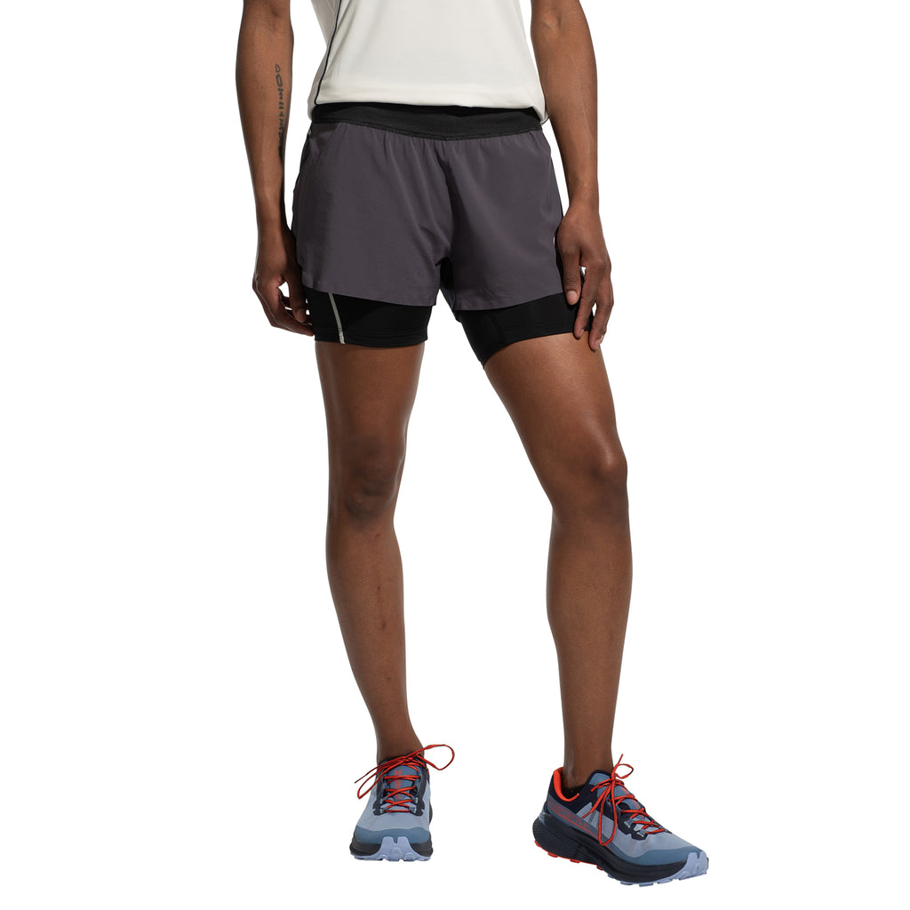 Ultra Distance Shorts Women's Onyx/Chalk Alt View #1
