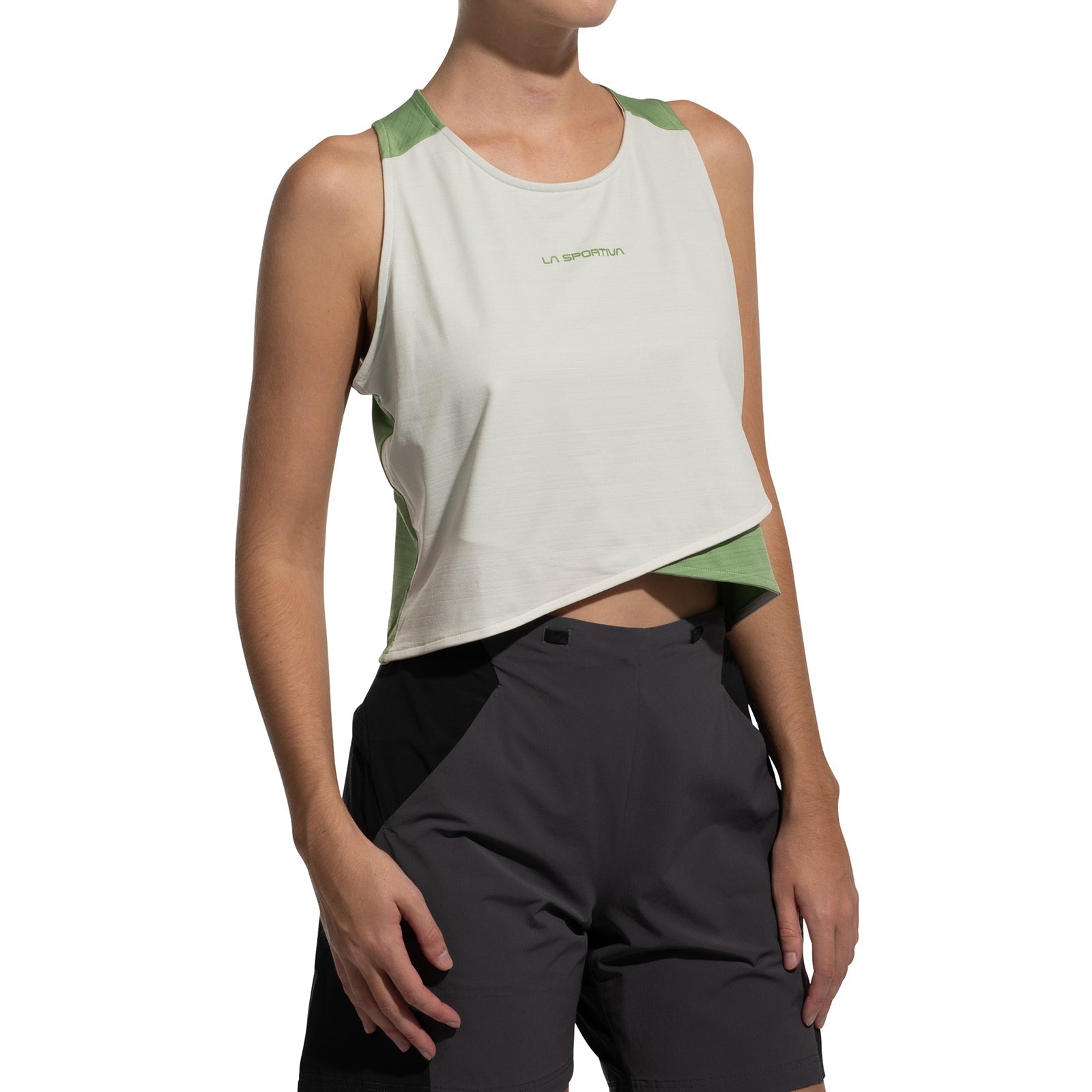 Sunfire Tank Women's (2025) Chalk/Aspen Green