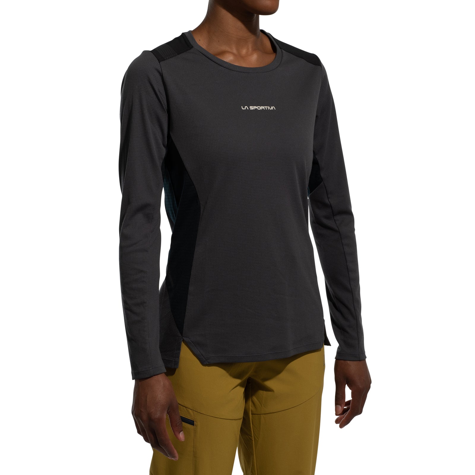 Haut à manches longues Beyond pour femme (2025) Onyx/Chalk