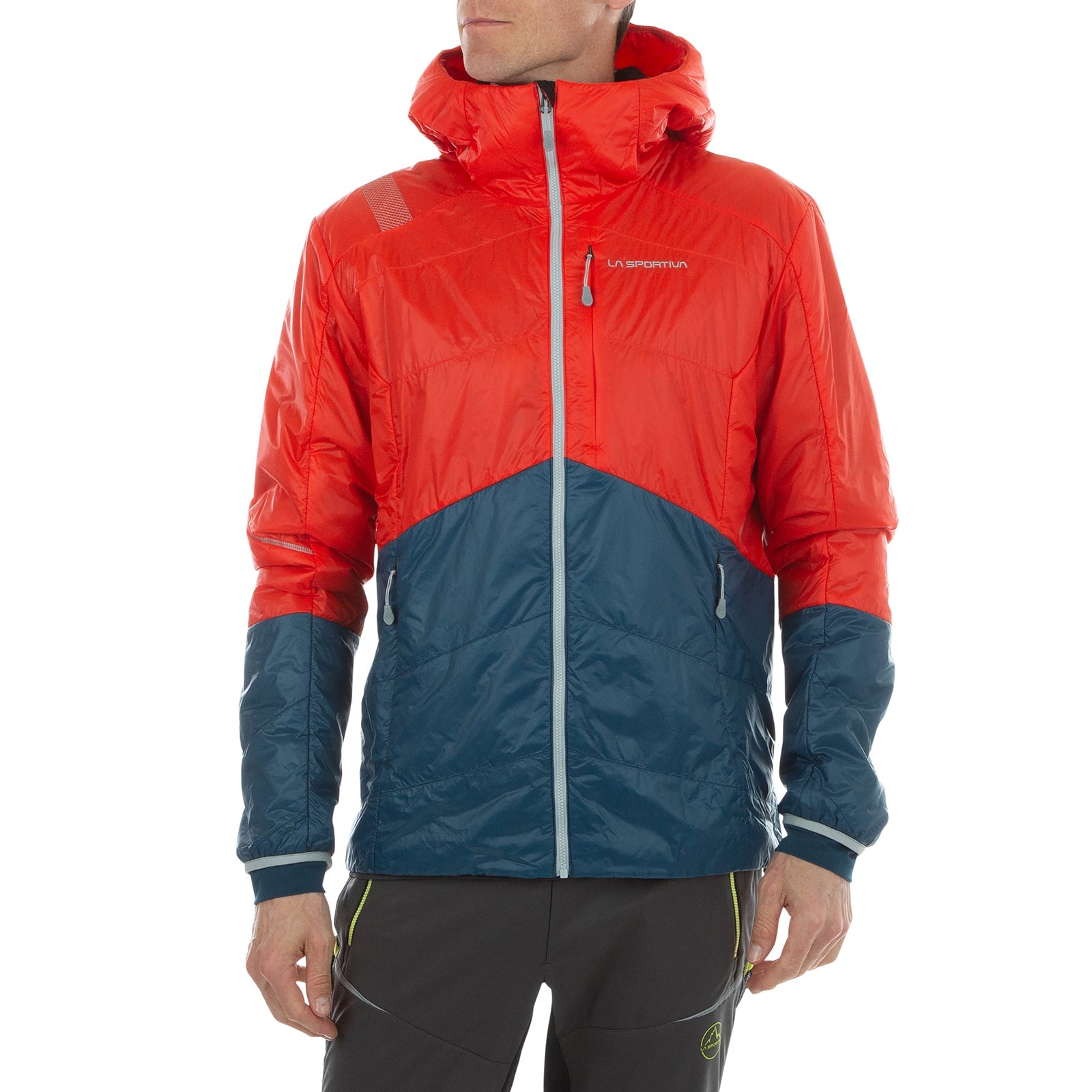 Alpine Guide Primaloft Hoody Men's (2024) Poppy/Storm Blue