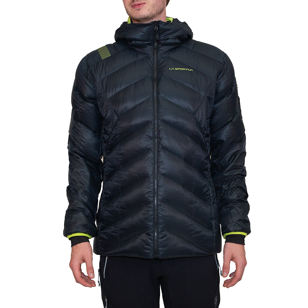 Doudoune Aiguille Homme Punch noir/citron vert