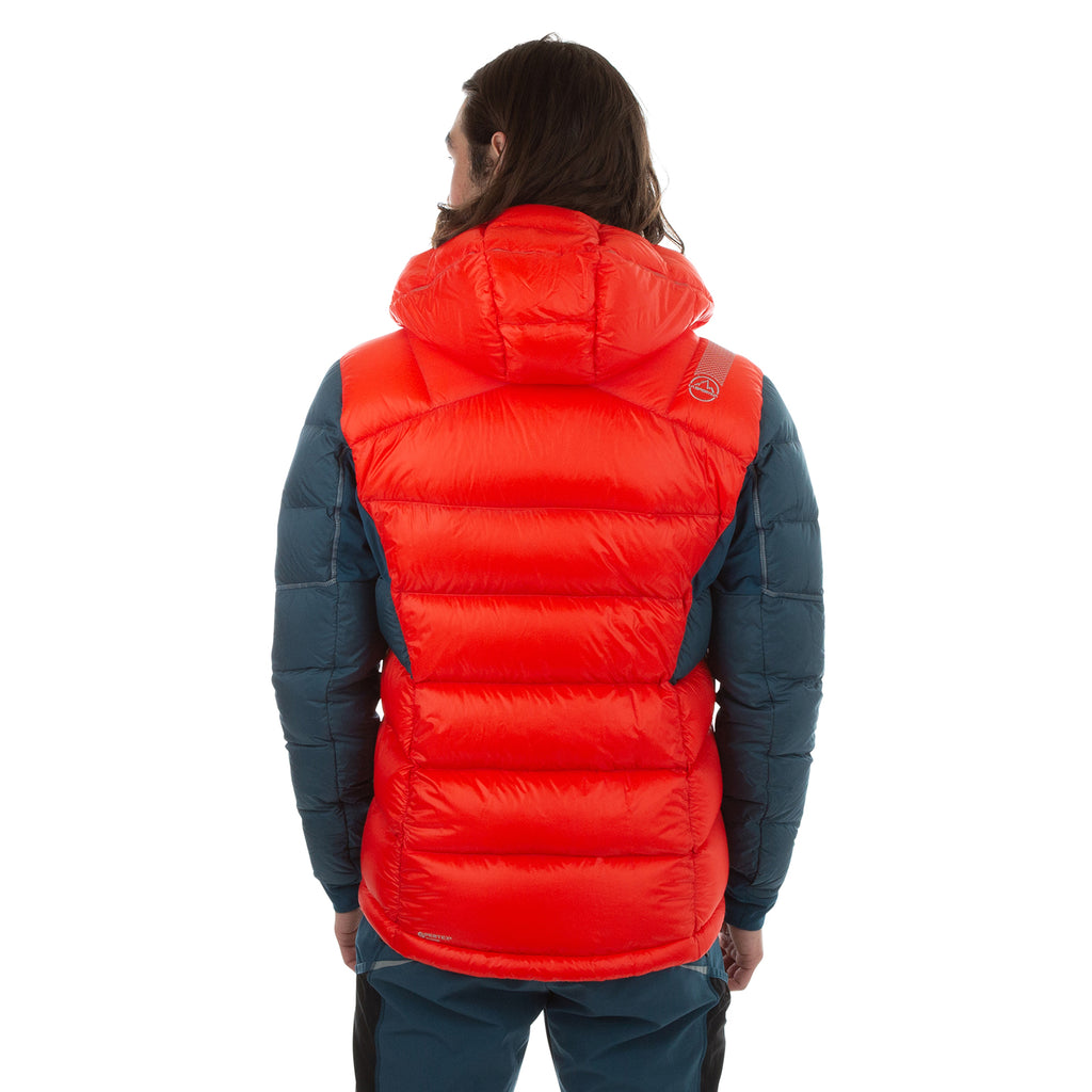 Supercouloir 1000 Down Jacket Men's Poppy/Storm Blue Alt View #2
