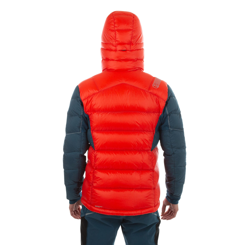 Supercouloir 1000 Down Jacket Men's Poppy/Storm Blue Alt View #5
