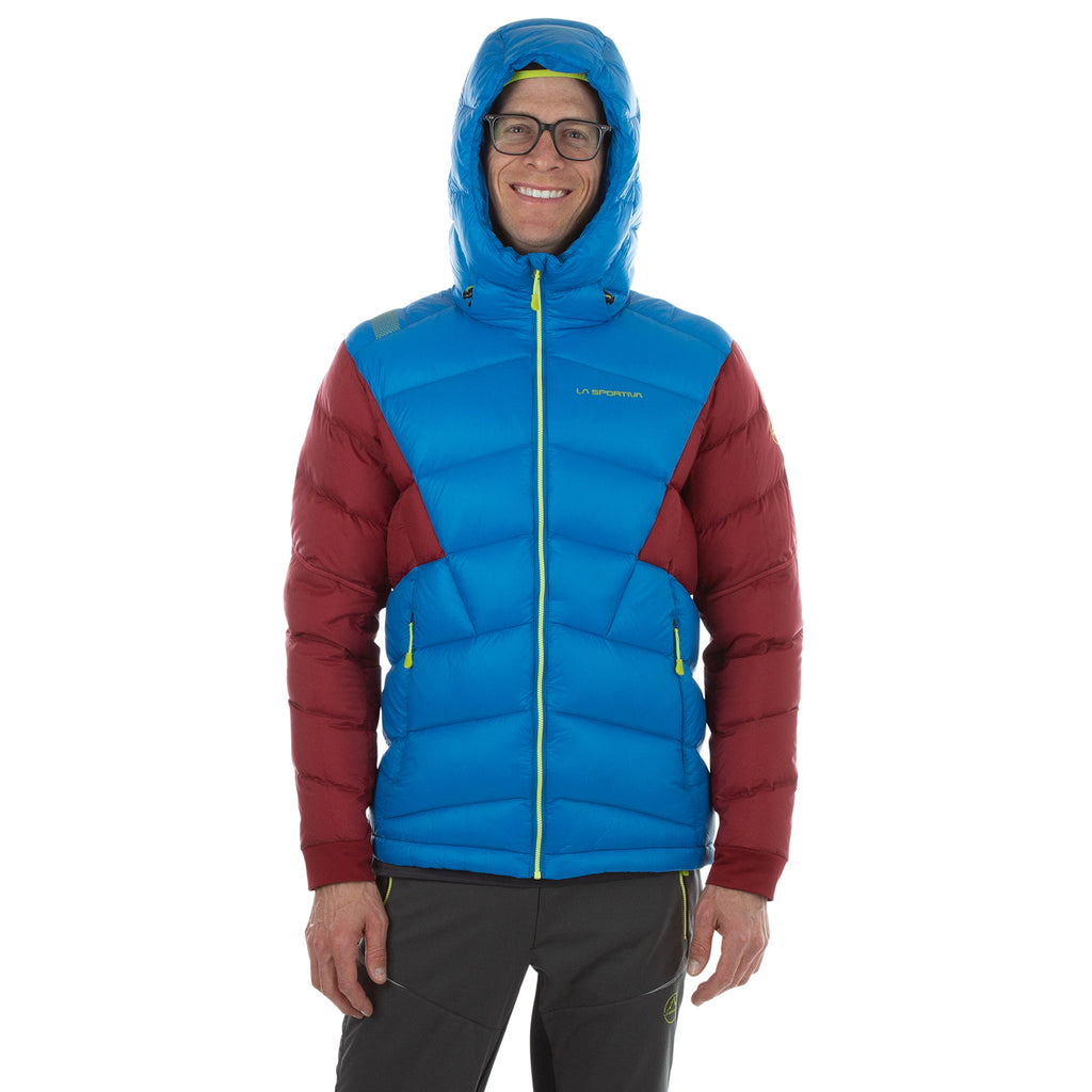 Supercouloir 1000 Down Jacket Men's Electric Blue/Sangria Alt View #3
