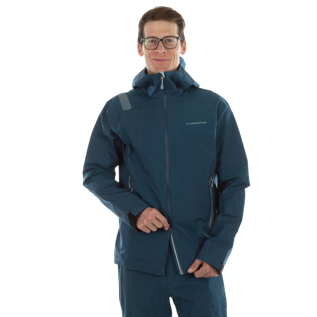 Roseg GTX Jacket Men's Storm Blue/Cloud Alt View #2
