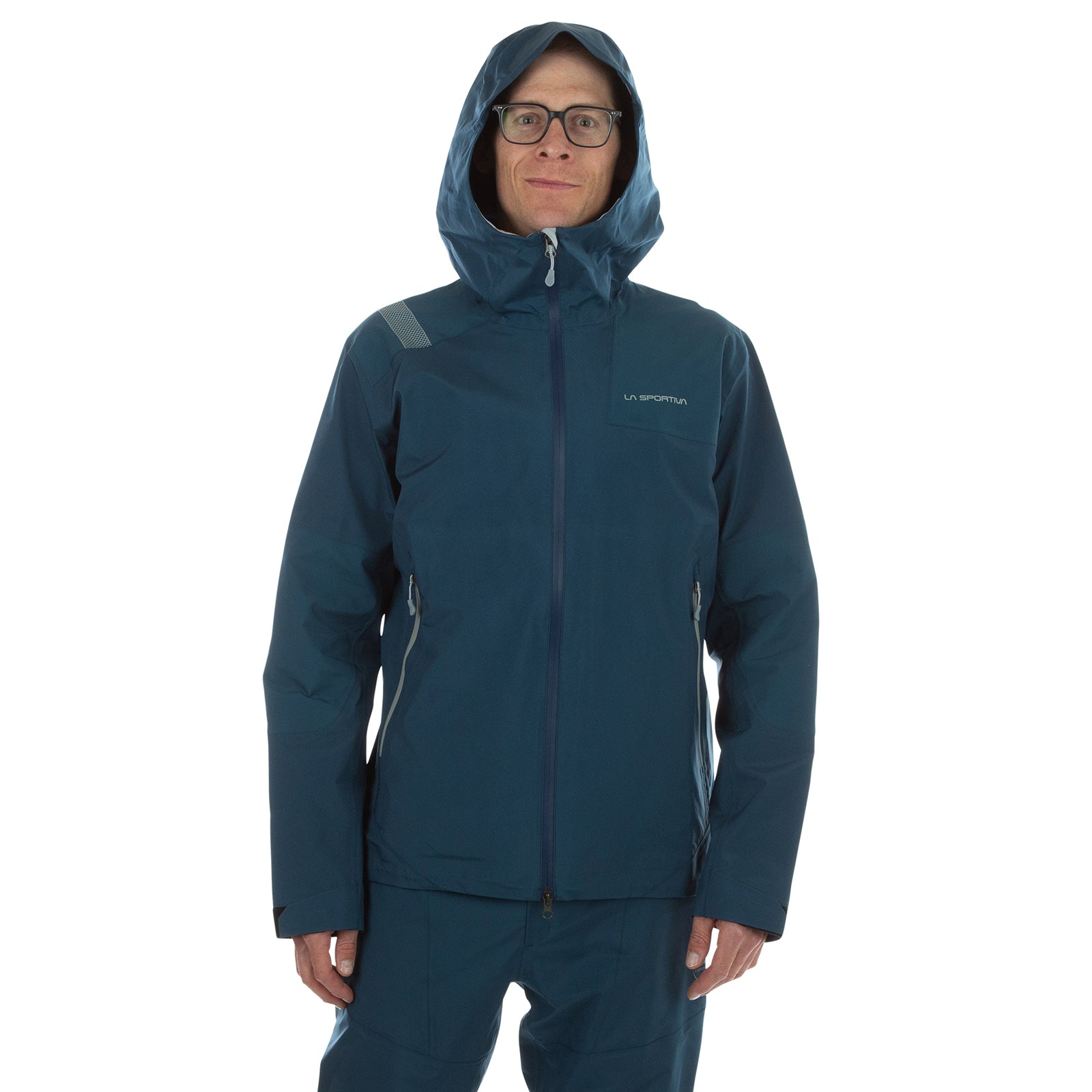 Roseg GTX Jacket Men's Storm Blue/Cloud Alt View #3
