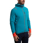 Bristen Thermal Hoody Men's Tropic Blue/Cherry Tomato Alt View #1