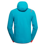 Bristen Thermal Hoody Men's Tropic Blue/Cherry Tomato Alt View #4
