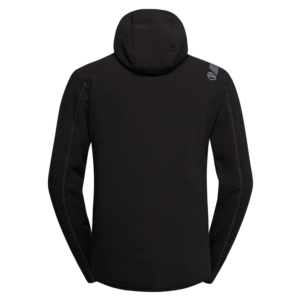 Sweat à capuche thermique Bristen pour homme Noir/Nuage Alt View #4
