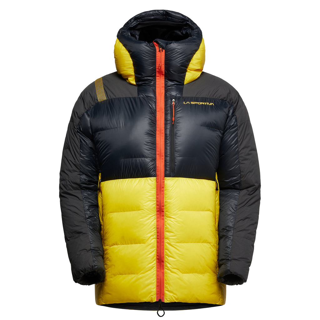 Olympus Tech Down Parka Men's Black/Yellow Alt View #3
