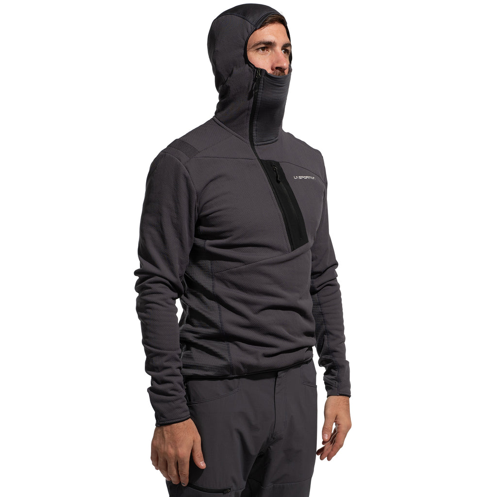 Sweat à capuche Big Wall pour homme (2025) Onyx/Craie Alt View #4
