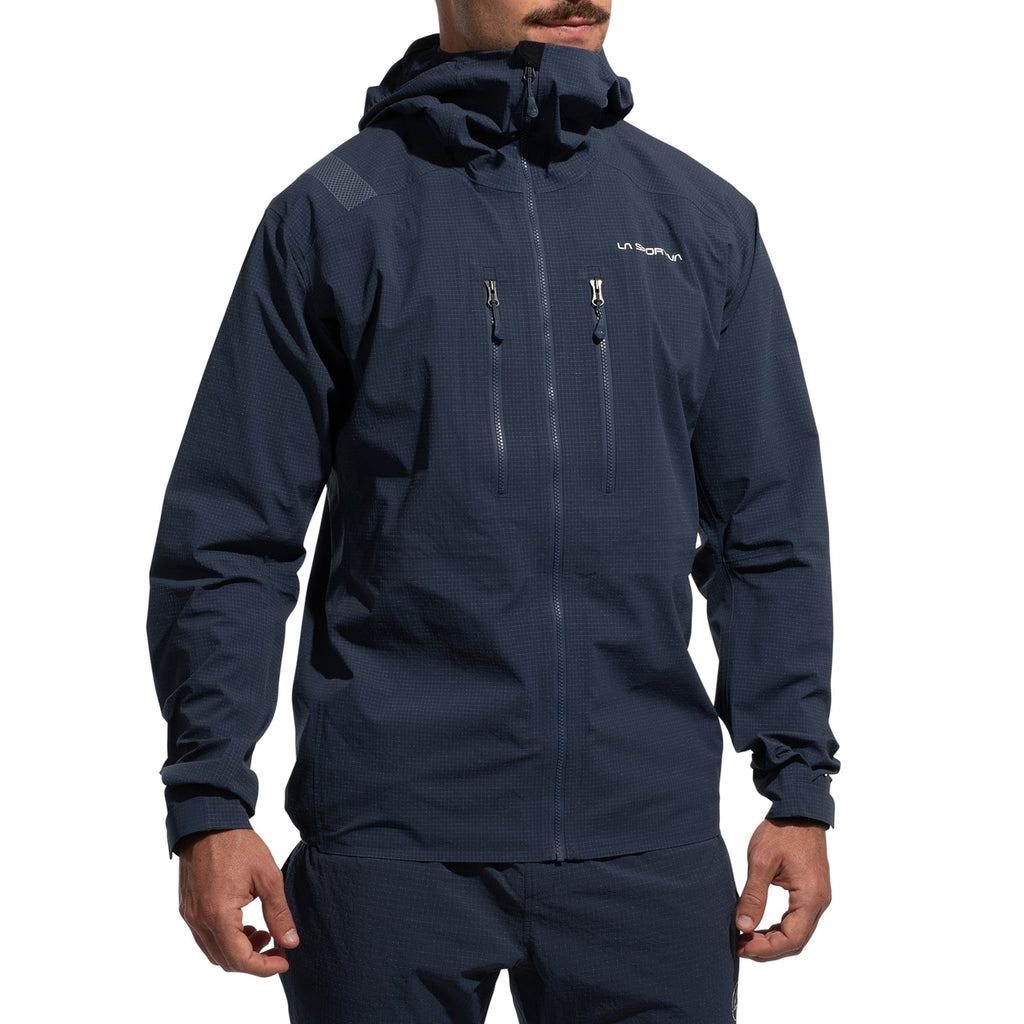 Helixir Shell Jacket Men's (2025) Night Sky/Chalk Alt View #1
