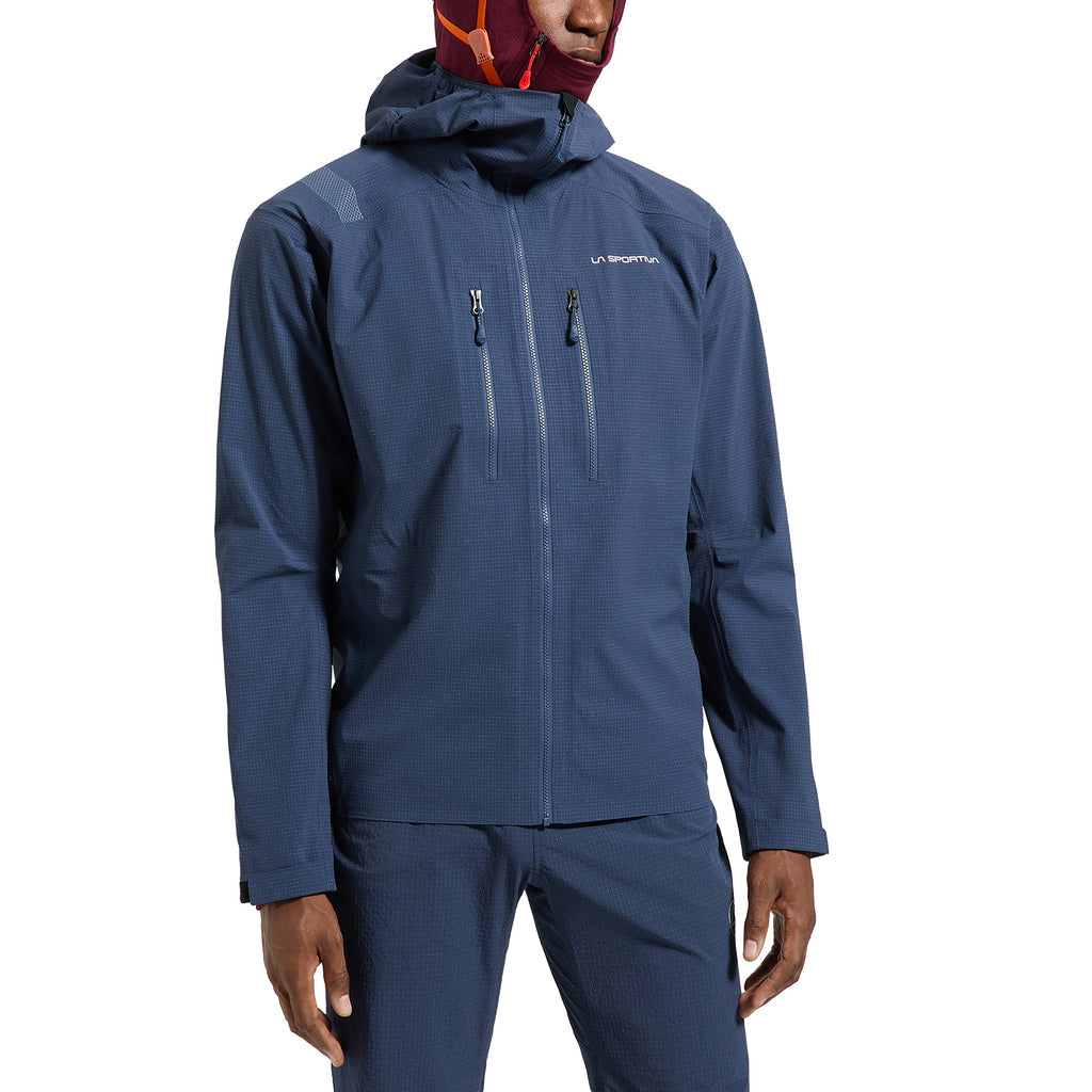 Helixir Shell Jacket Men's (2025) Night Sky/Chalk Alt View #4
