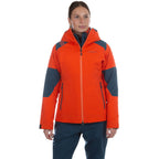 Roseg GTX Jacket Women's Cherry Tomato/Storm Blue Alt View #1