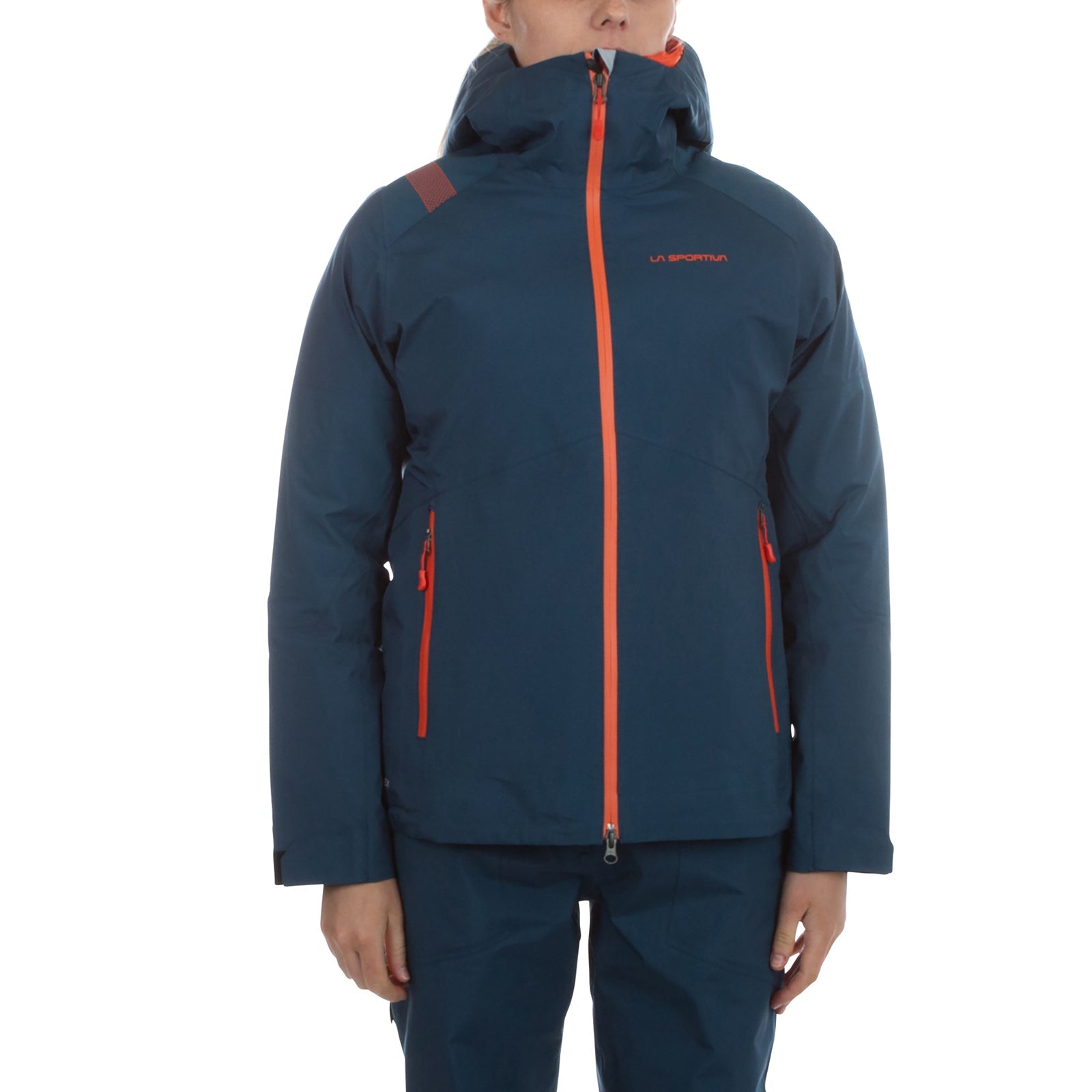 Roseg GTX Jacket Women's Storm Blue/Cherry Tomato