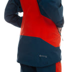Supercouloir GTX Pro Jacket Women's (2024) Cherry Tomato/Storm Blue Alt View #4
