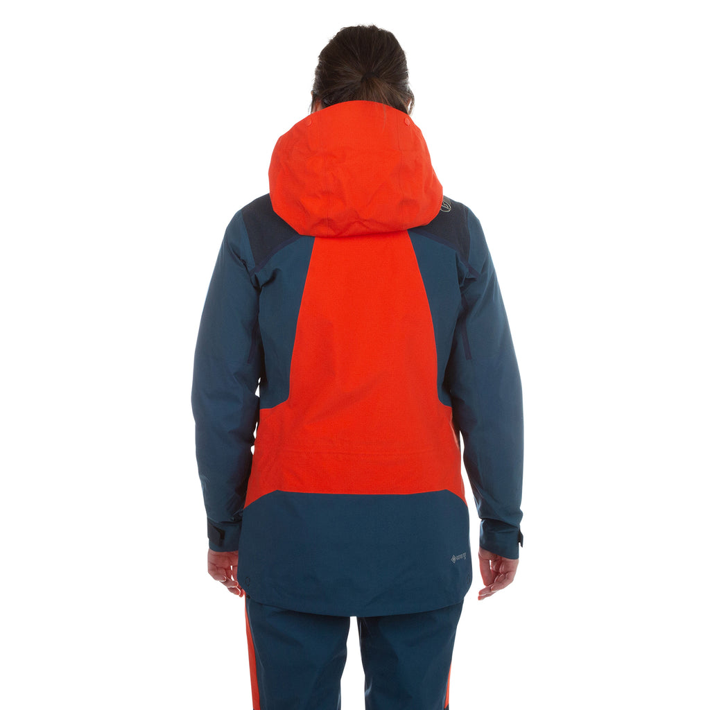 Supercouloir GTX Pro Jacket Women's (2024) Cherry Tomato/Storm Blue Alt View #5
