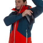 Supercouloir GTX Pro Jacket Women's (2024) Cherry Tomato/Storm Blue Alt View #7