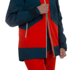 Supercouloir GTX Pro Jacket Women's (2024) Cherry Tomato/Storm Blue Alt View #9
