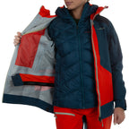 Supercouloir GTX Pro Jacket Women's (2024) Cherry Tomato/Storm Blue Alt View #12