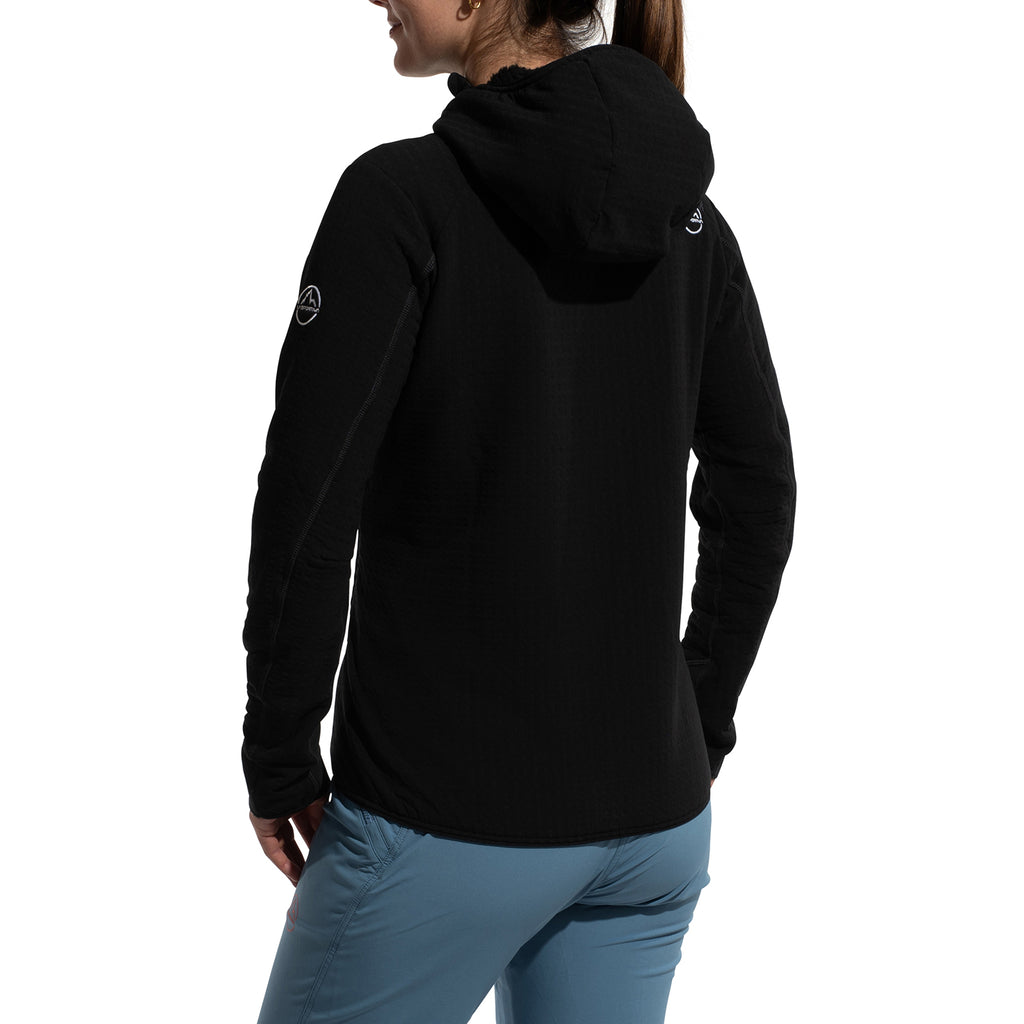 Bristen Thermal Hoody Women's Black/White Alt View #3
