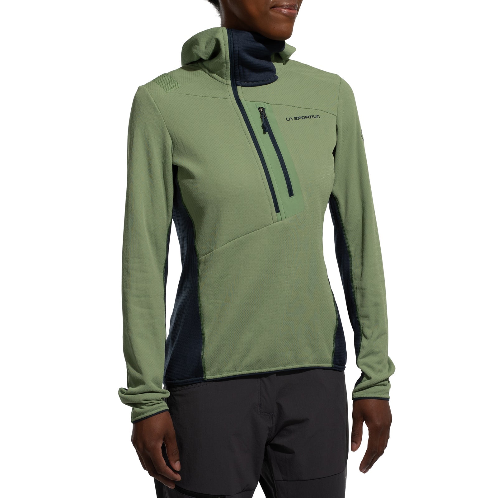 Big Wall Pullover Hoody Women's (2025) Aspen Green/Night Sky