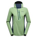Hoodie "Big Wall" pour femme (2025) Vert Aspen/Ciel nocturne Alt View #3