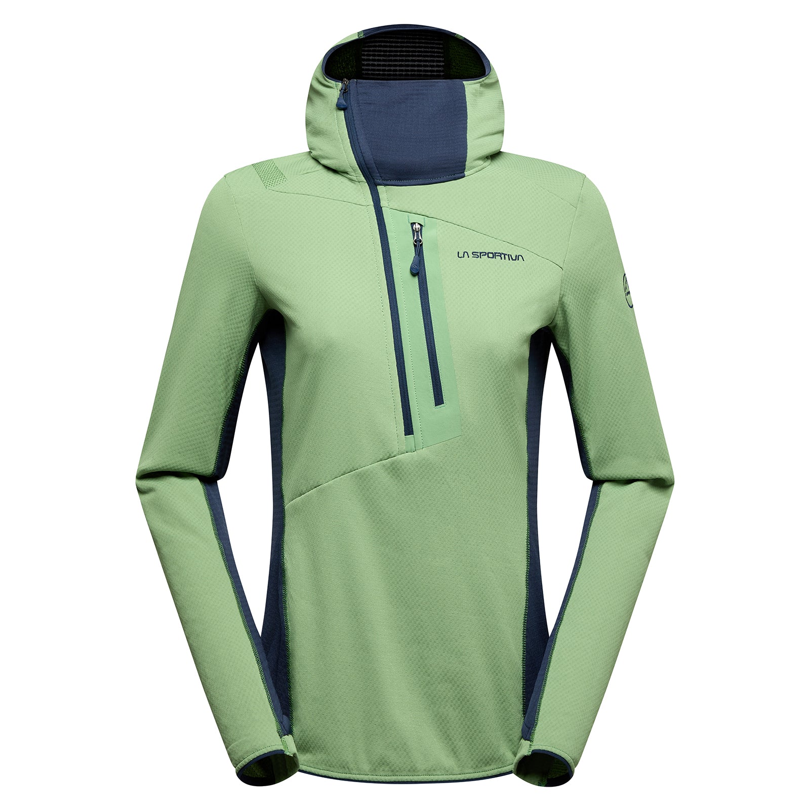 Hoodie "Big Wall" pour femme (2025) Vert Aspen/Ciel nocturne Alt View #3
